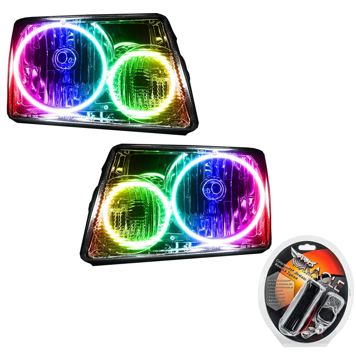 Oracle Lighting Smd Pre-Assembled Headlights, Colorshift (2001-2011 F-100 Ranger, Ranger) - 7052-330