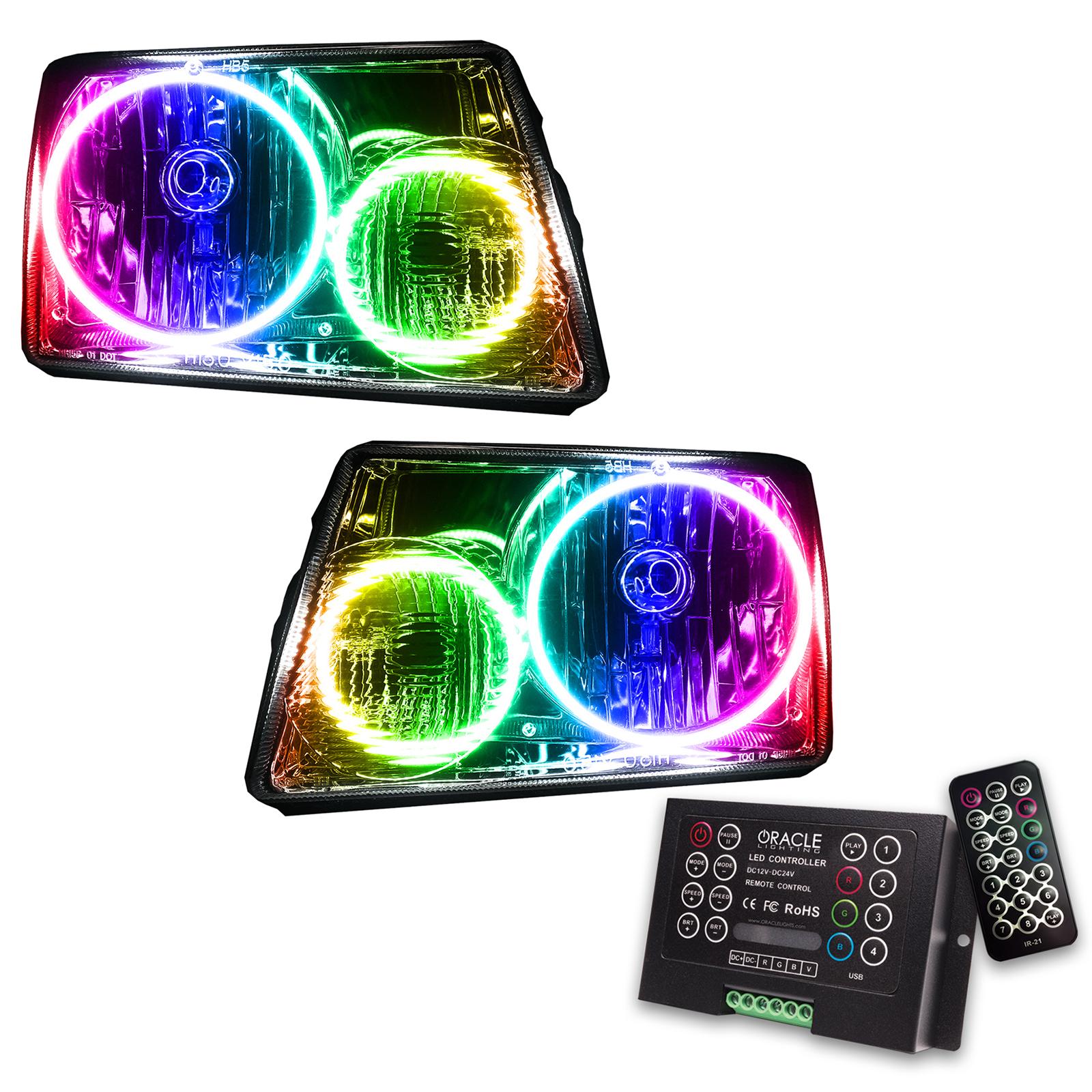 Oracle Lighting Smd Pre-Assembled Headlights, Colorshift 2.0 (2001-2011 F-100 Ranger, Ranger) - 7052-333