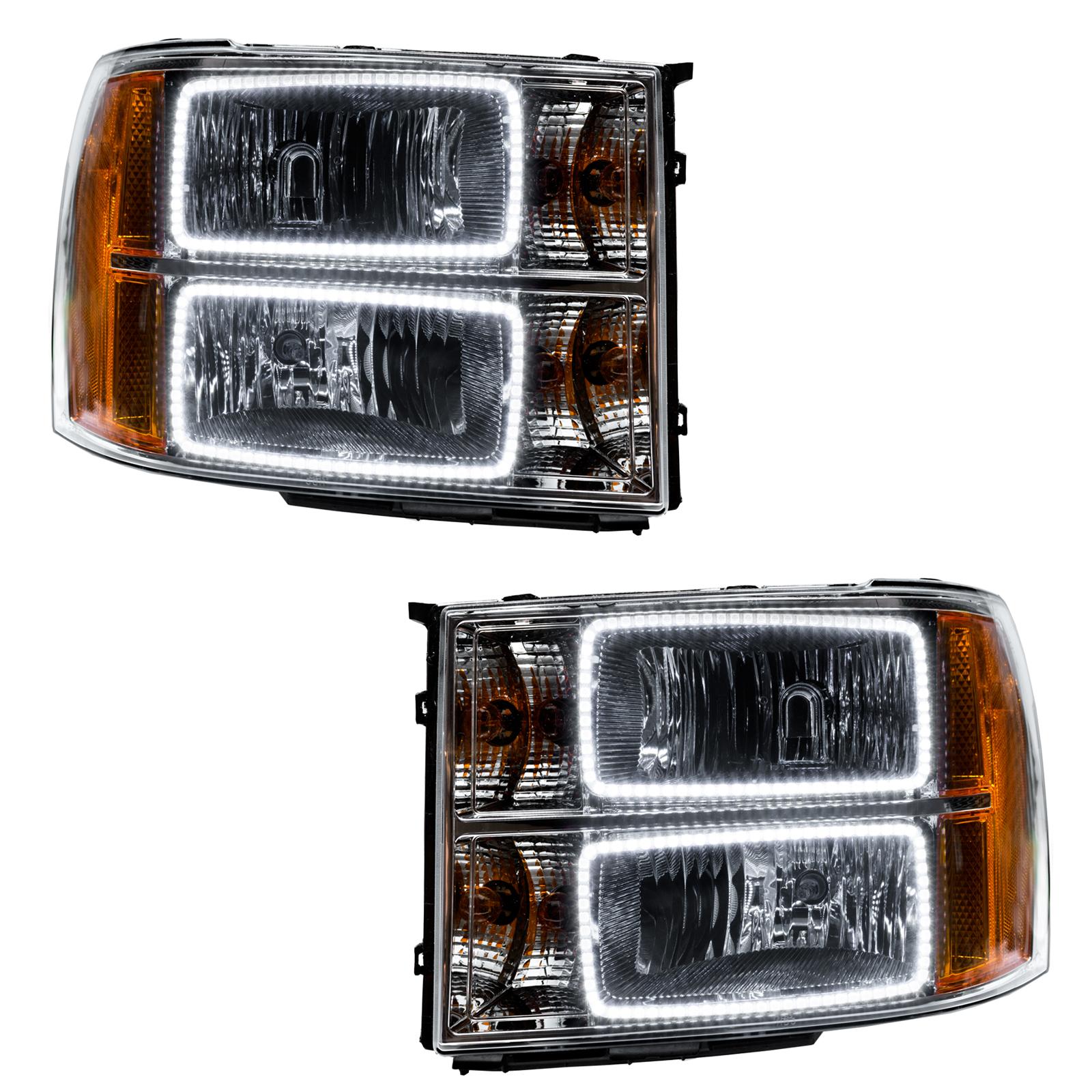 Oracle Lighting Smd Pre-Assembled Headlights, Square Ring Design, White - 7054-001