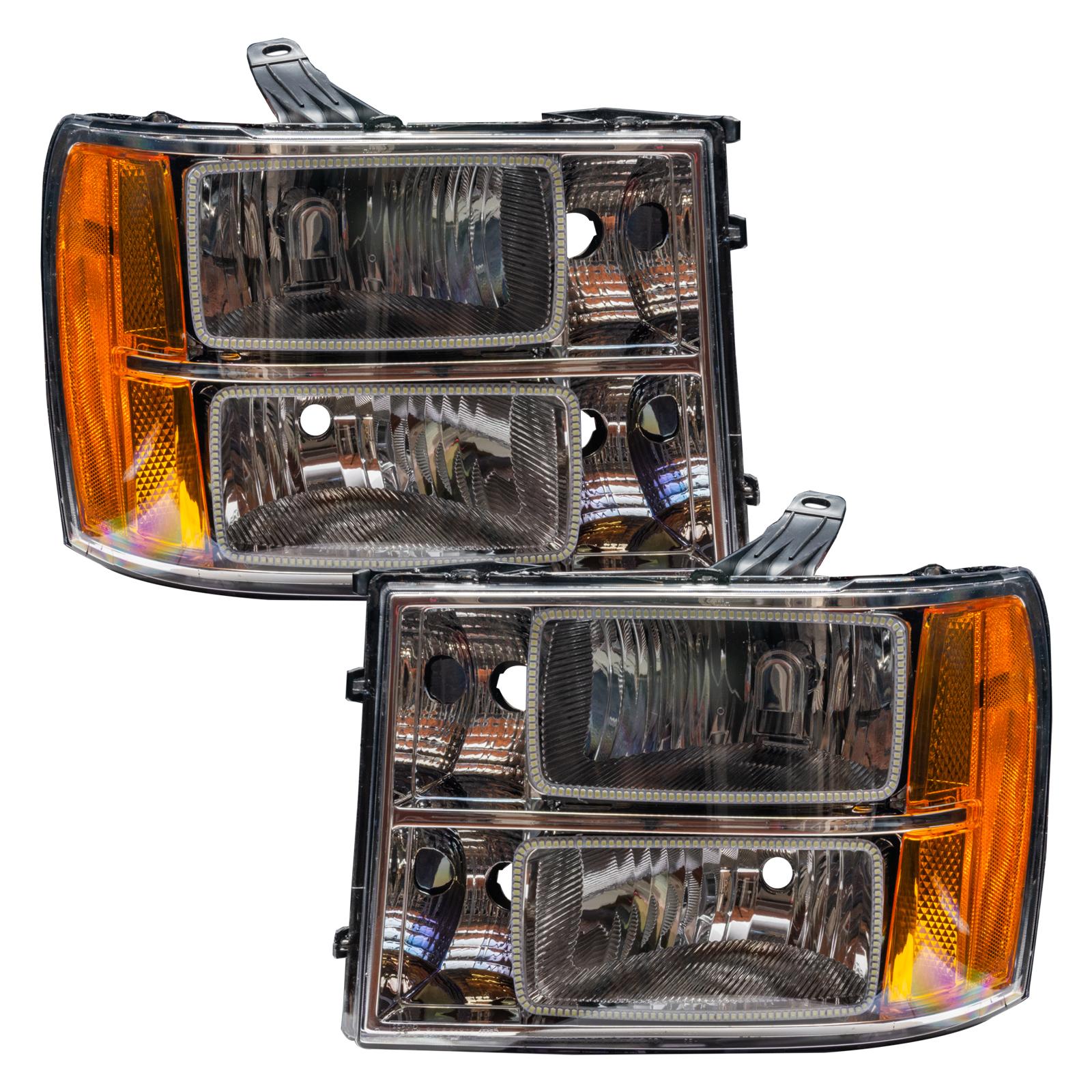 Oracle Lighting Smd Pre-Assembled Headlights, Square Ring Design, White - 7054-001
