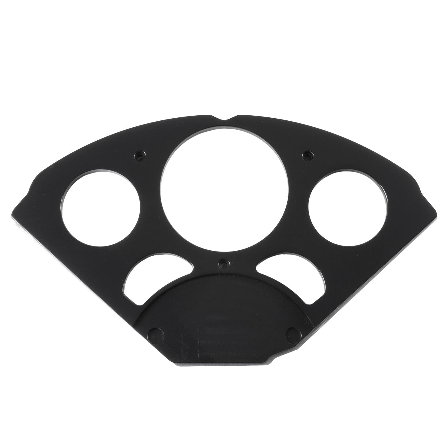 Auto Meter DIRECT FIT DASH INSERT, CHEVY 55-56, 5 GAUGE, BLK - 7055