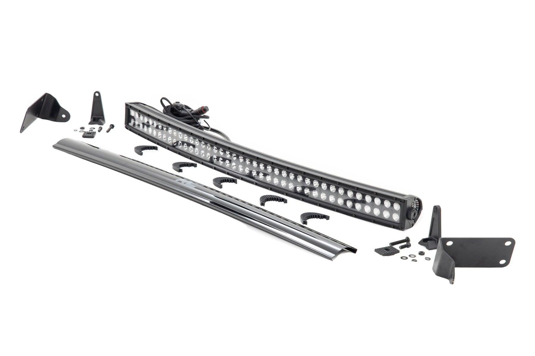 Rough Country Dodge 40-inch Curved LED Light Bar Hidden Bumper Kit w/Black Series LED For 10-18 Ram 2500/3500 Rough Country - 70570B