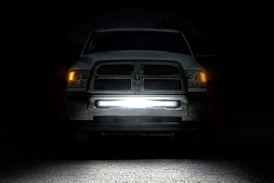 Rough Country Dodge 40-inch Curved LED Light Bar Hidden Bumper Kit w/Black Series LED For 10-18 Ram 2500/3500 Rough Country - 70570B