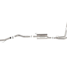 AFE Vulcan Series 2-1/2 IN to 3 IN Stainless Steel Cat-Back Exhaust w/ Black Tip (2022-2026 Frontier) - 49-36140-B