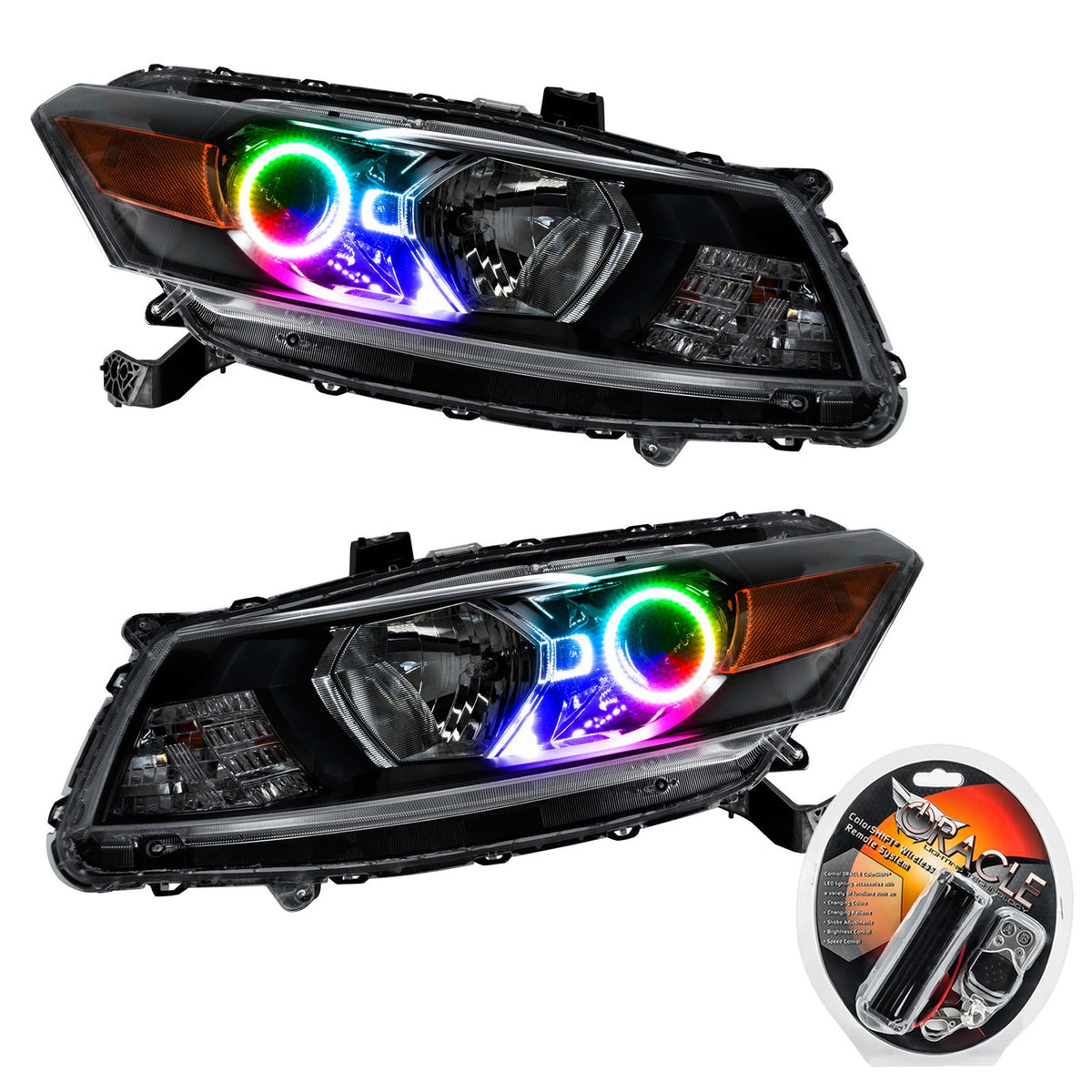 Oracle Lighting Smd Pre-Assembled Headlights, Colorshift (2008-2012 Accord) - 7060-330
