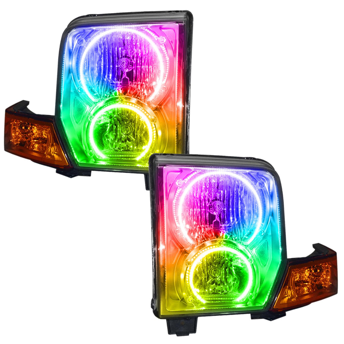 Oracle Lighting Smd Pre-Assembled Headlights, Colorshift - No Controller (2006-2010 Commander) - 7063-334