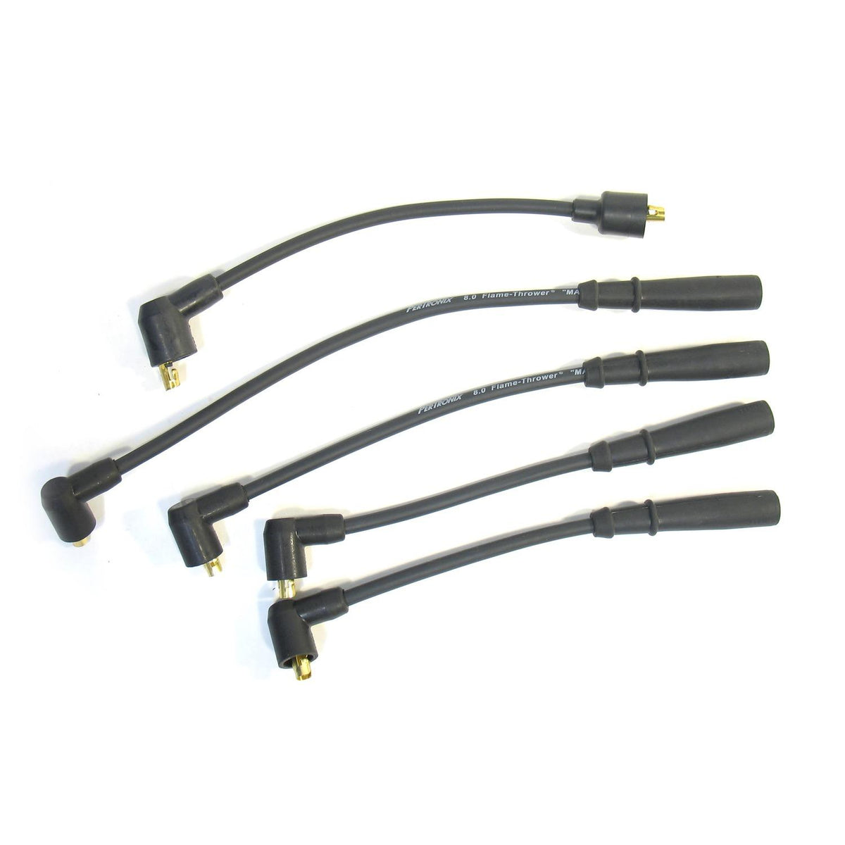 Pertronix 804207 Flame-Thrower Spark Plug Wires 4 Cyl 8Mm Triumph Black - 804207