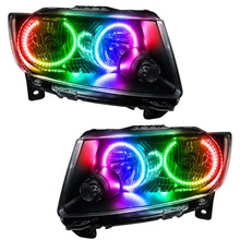 Oracle Lighting Smd Pre-Assembled Headlights, Non-Hid, Chrome Bezel, Colorshift 2.0 (2011-2013 Grand Cherokee) - 7070-333