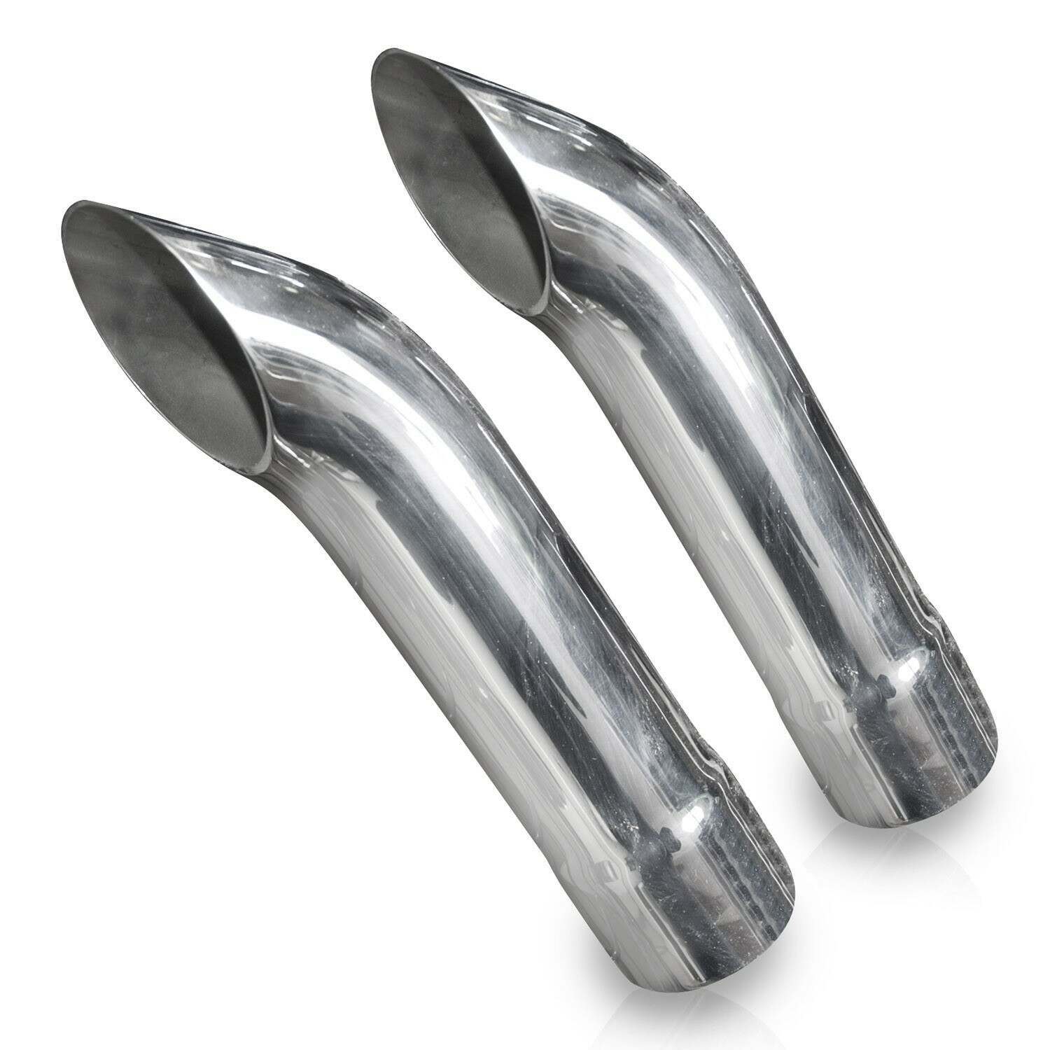 Stainless Works Extended Turn Down Tips 2-1/2" Inlet - 7070250