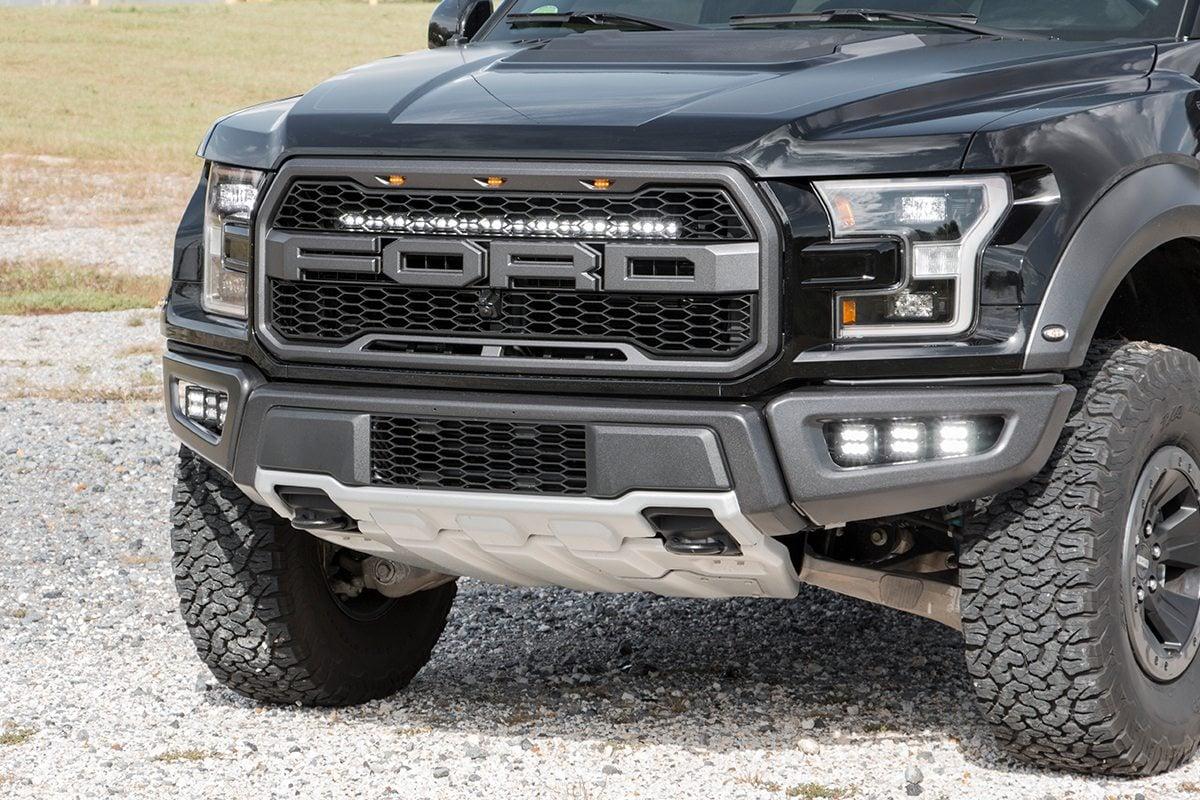 Rough Country Ford 30in LED Hidden Grille Kit (17-18 F-150 Raptor) (2017-2020 F-150) - 70702