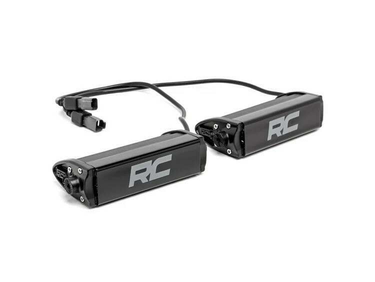 Rough Country 6-inch Cree LED Light Bars (Pair Black Series) - 70706BL