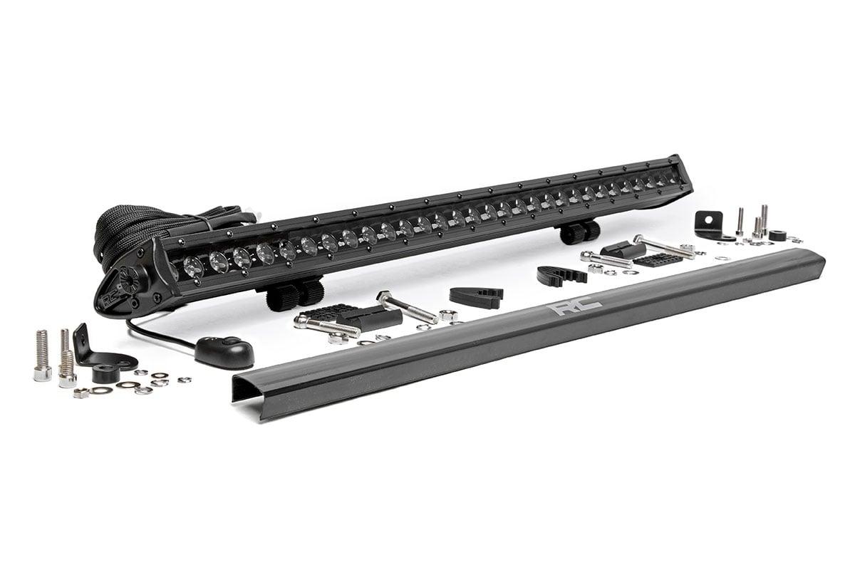 Rough Country 30-inch Black Series Single Row CREE LED Light Bar - 70730BL