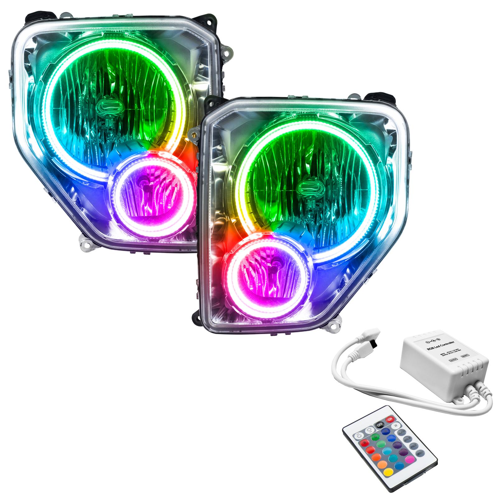 Oracle Lighting Smd Pre-Assembled Headlights, Colorshift - Simple (2008-2012 Liberty) - 7075-504
