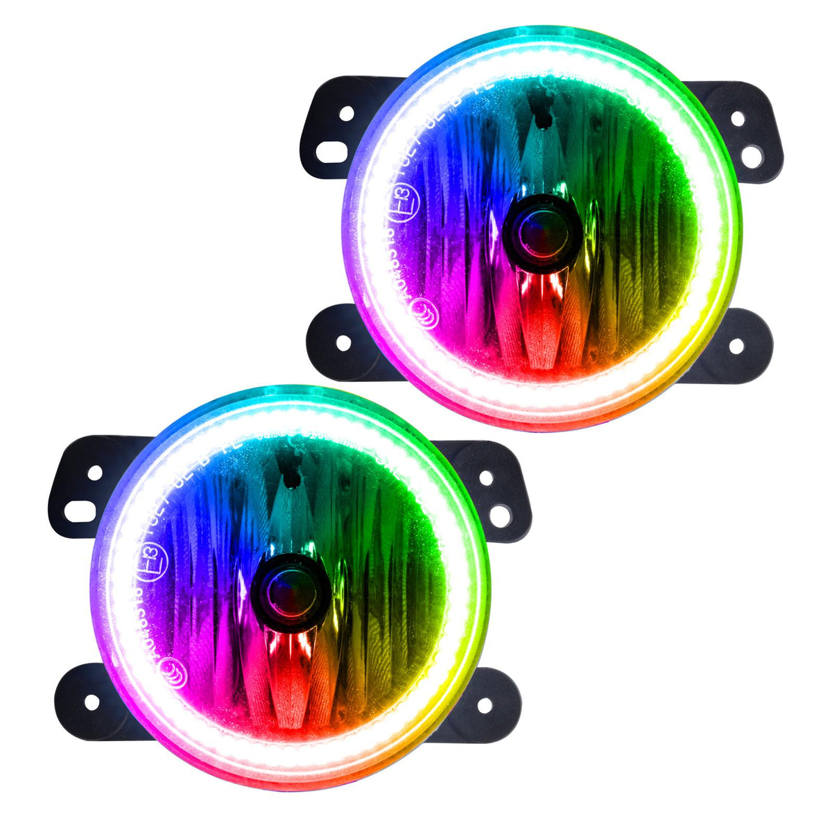 Oracle Lighting Smd Fog Lights, Colorshift (2007-2009 Wrangler) - 7080-333