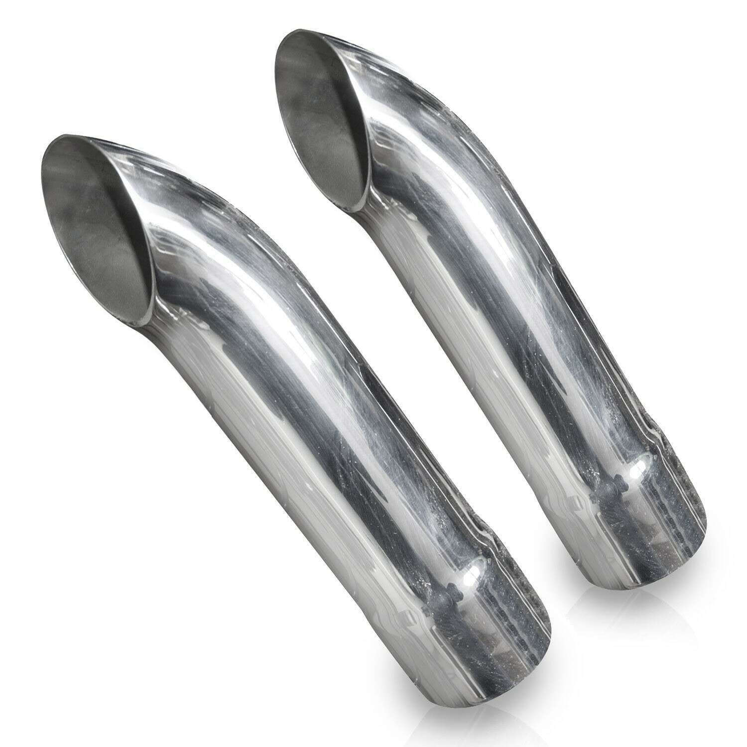 Stainless Works Short Turn Down Tips 3" Inlet - 7080300