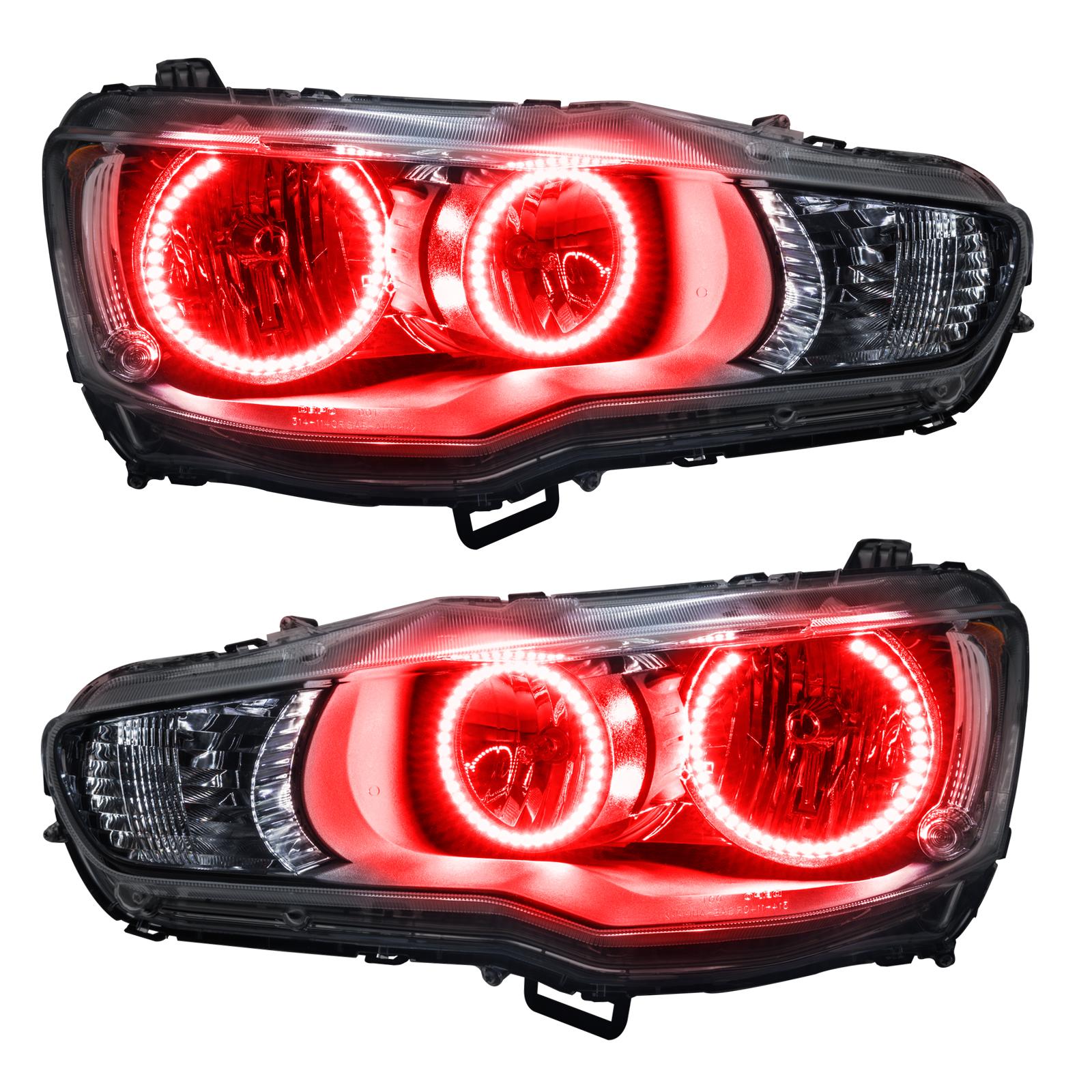 Oracle Lighting Smd Pre-Assembled Headlights, Red (2008-2017 Lancer) - 7087-003