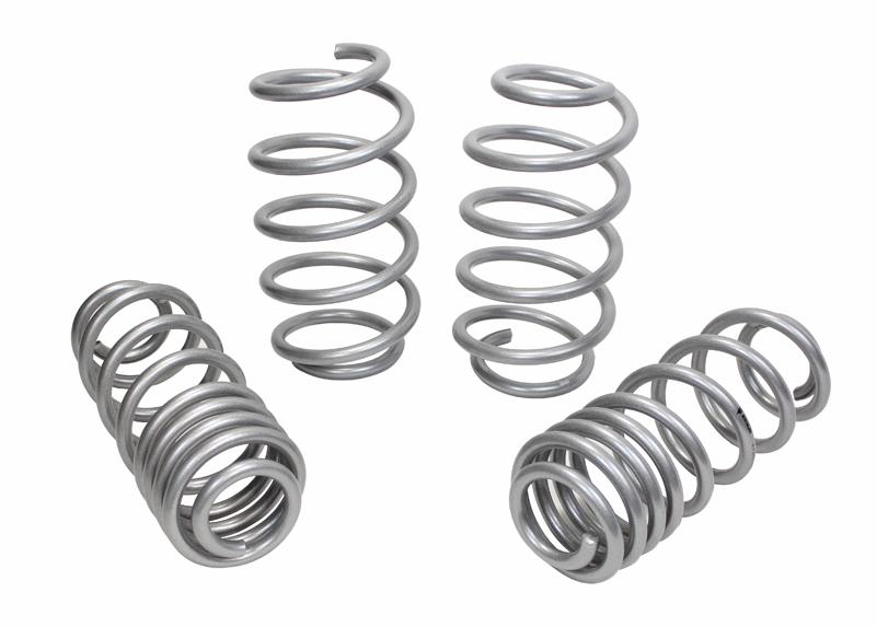 Whiteline Performance Coil Springs Lowered Suits GTI Models Front And Rear Performance Coil Spring Kit Lowers Vehicle 25MM Front And Rear Whiteline - WSK-VWN002