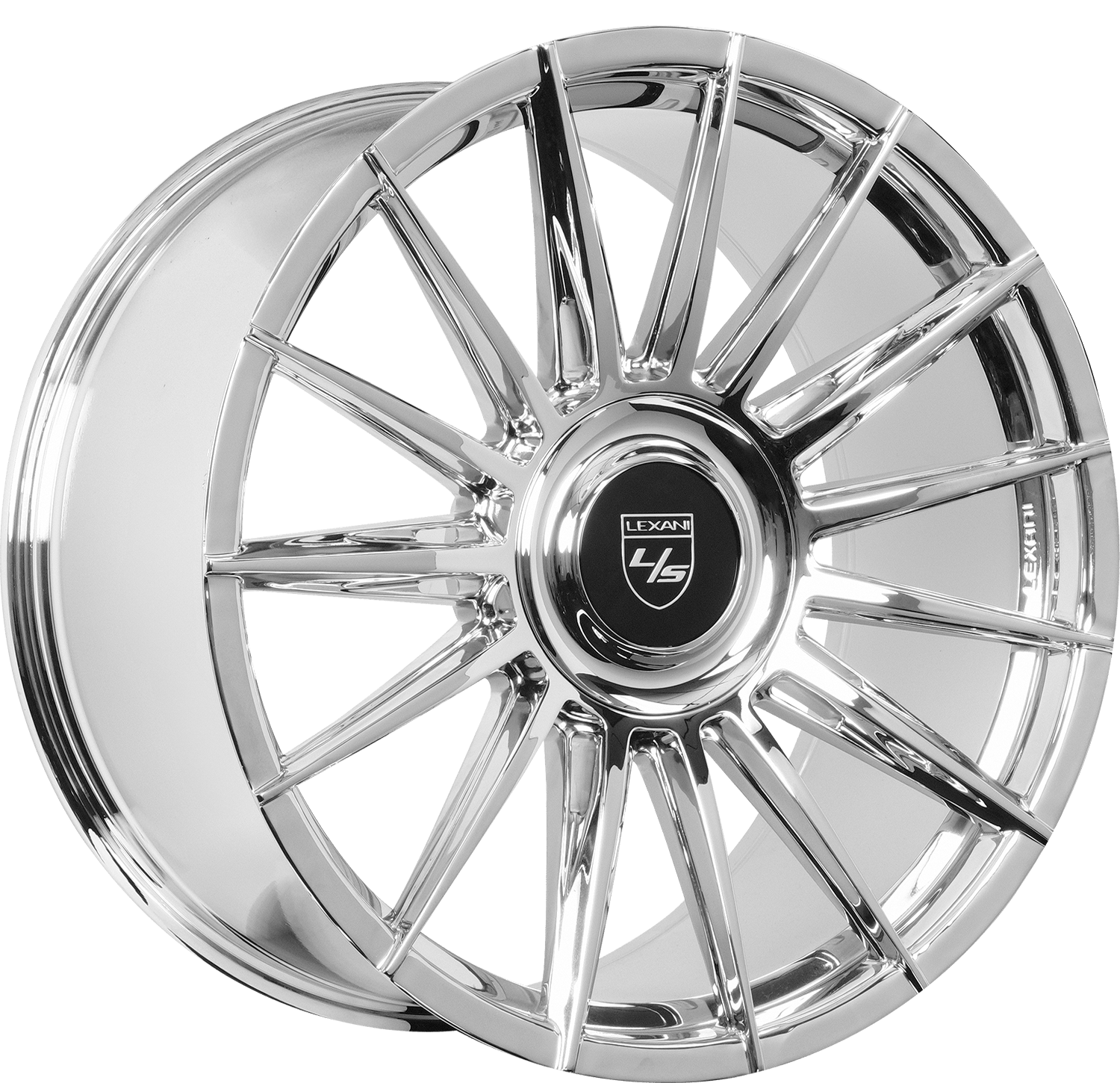 Lexani LOTUS XL Wheel - 24x10, 5x112 Bolt, 35 Offset, Chrome - 708-2410-45-35C