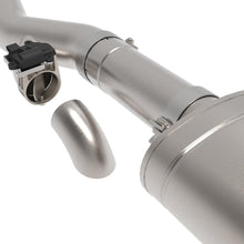 aFe XV 4" to Dual 3" 304 Stainless Steel Cat-Back Exhaust System w/ Cut Out (2019-2022 GM Silverado / Sierra 1500 V8-6.2L)- 49-34140