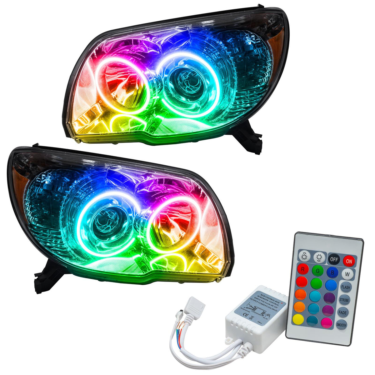 Oracle Lighting Smd Pre-Assembled Headlights, Colorshift - Simple (2006-2009 4Runner) - 7090-504