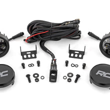 Rough Country Black Series Round LED Light Pair 3.5 Inch Amber DRL - 70900A