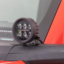 Rough Country Black Series Round LED Light Pair 3.5 Inch Amber DRL - 70900A
