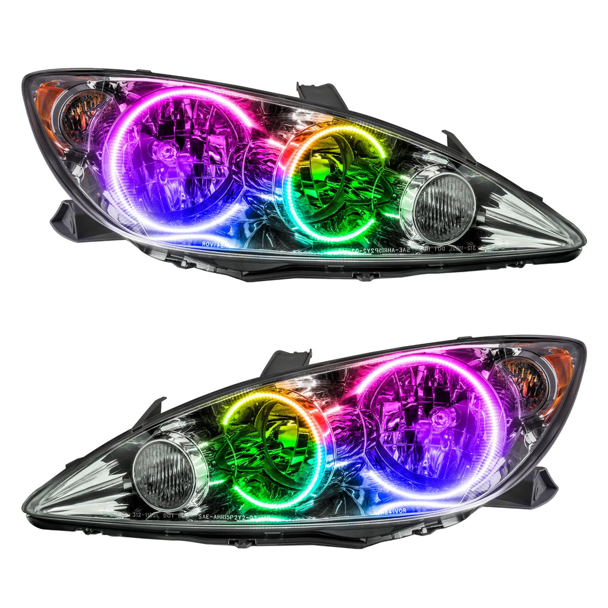 Oracle Lighting Smd Pre-Assembled Headlights, Colorshift 2.0 (2005-2006 Camry) - 7091-333