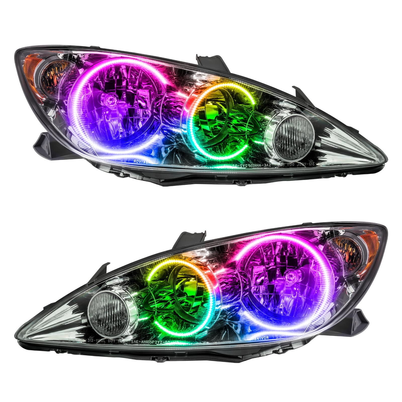 Oracle Lighting Smd Pre-Assembled Headlights, Colorshift - No Controller (2005-2006 Camry) - 7091-334