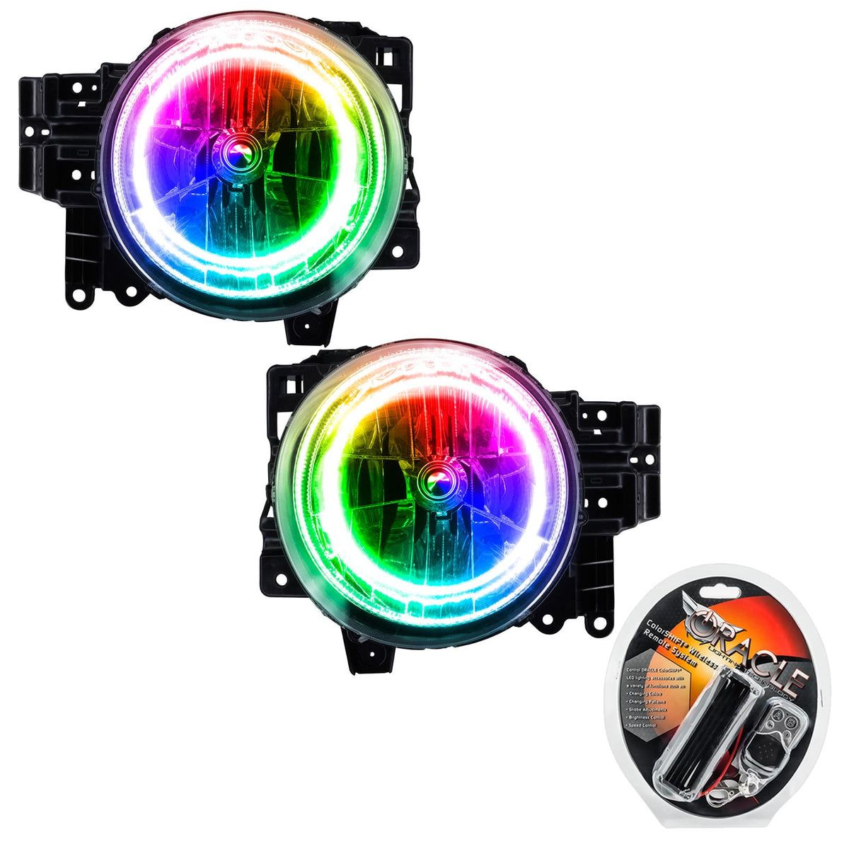 Oracle Lighting Smd Pre-Assembled Headlights, Colorshift (2007-2014 FJ Cruiser) - 7093-330