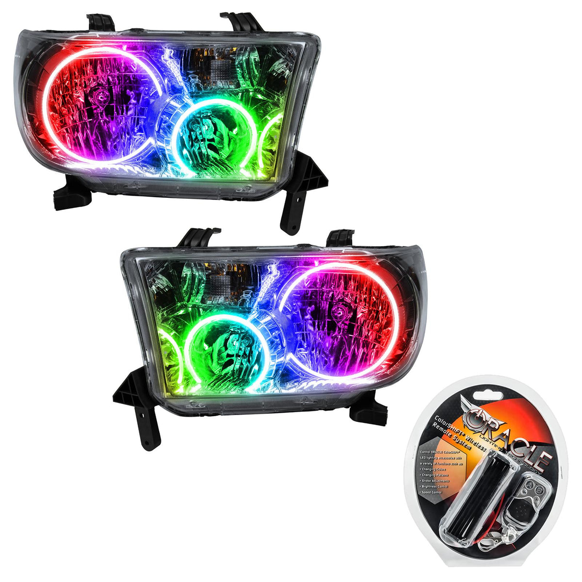 Oracle Lighting Smd Pre-Assembled Headlights, Colorshift (2007-2013 Tundra) - 7094-330