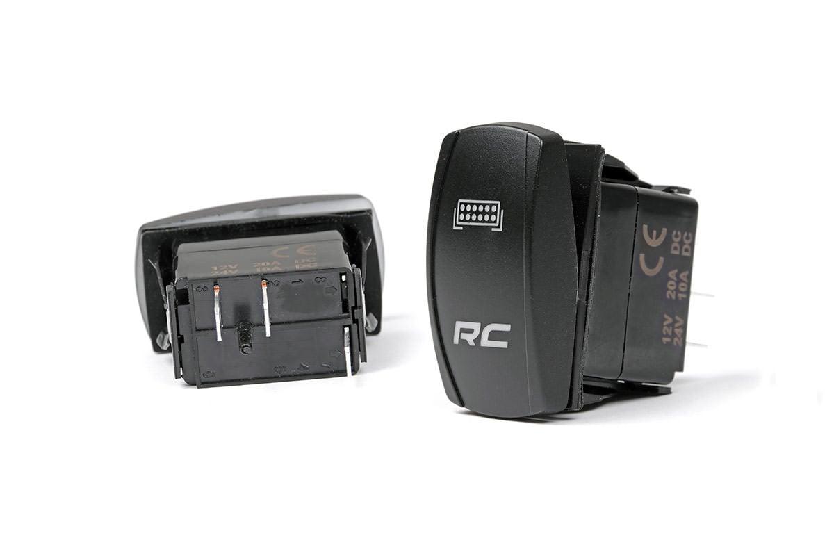 Rough Country Single (1) LED Backlit Rocker Switch - 709SW