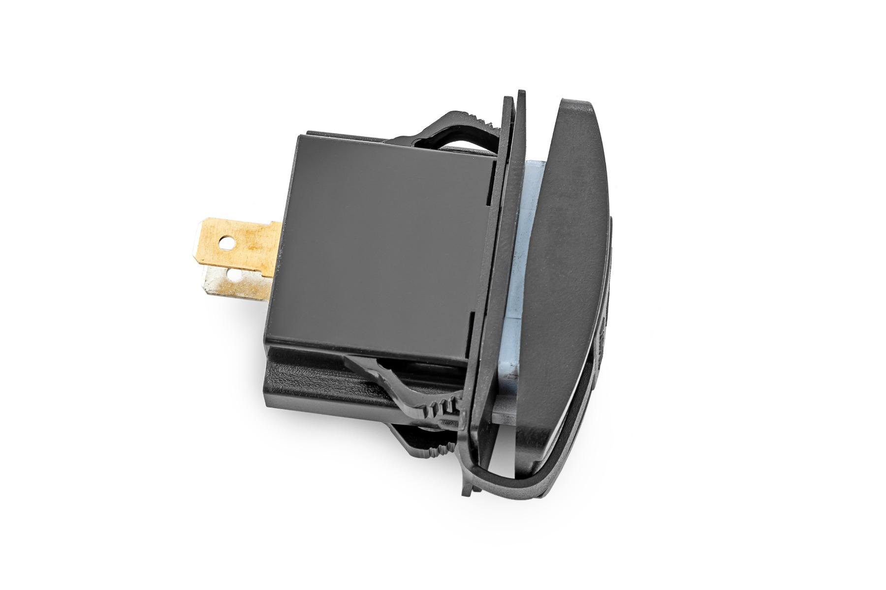 Rough Country USB Switch Insert 2x1 with Logo Blue Back Light - 709USB