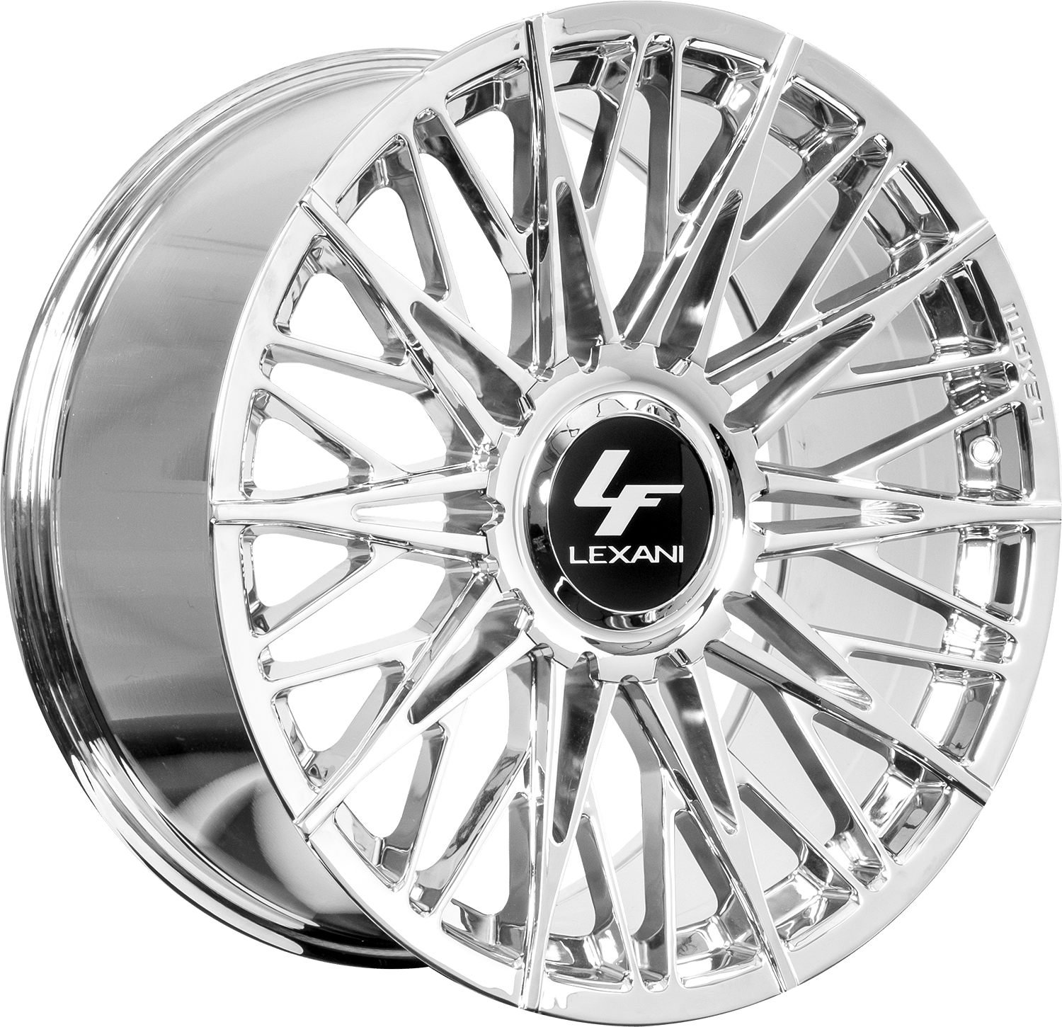 Lexani NEWPORT Wheel - 22x10.5, BLANKxBLANK Bolt, 15 Offset, Chrome - 709-2205-00-15C