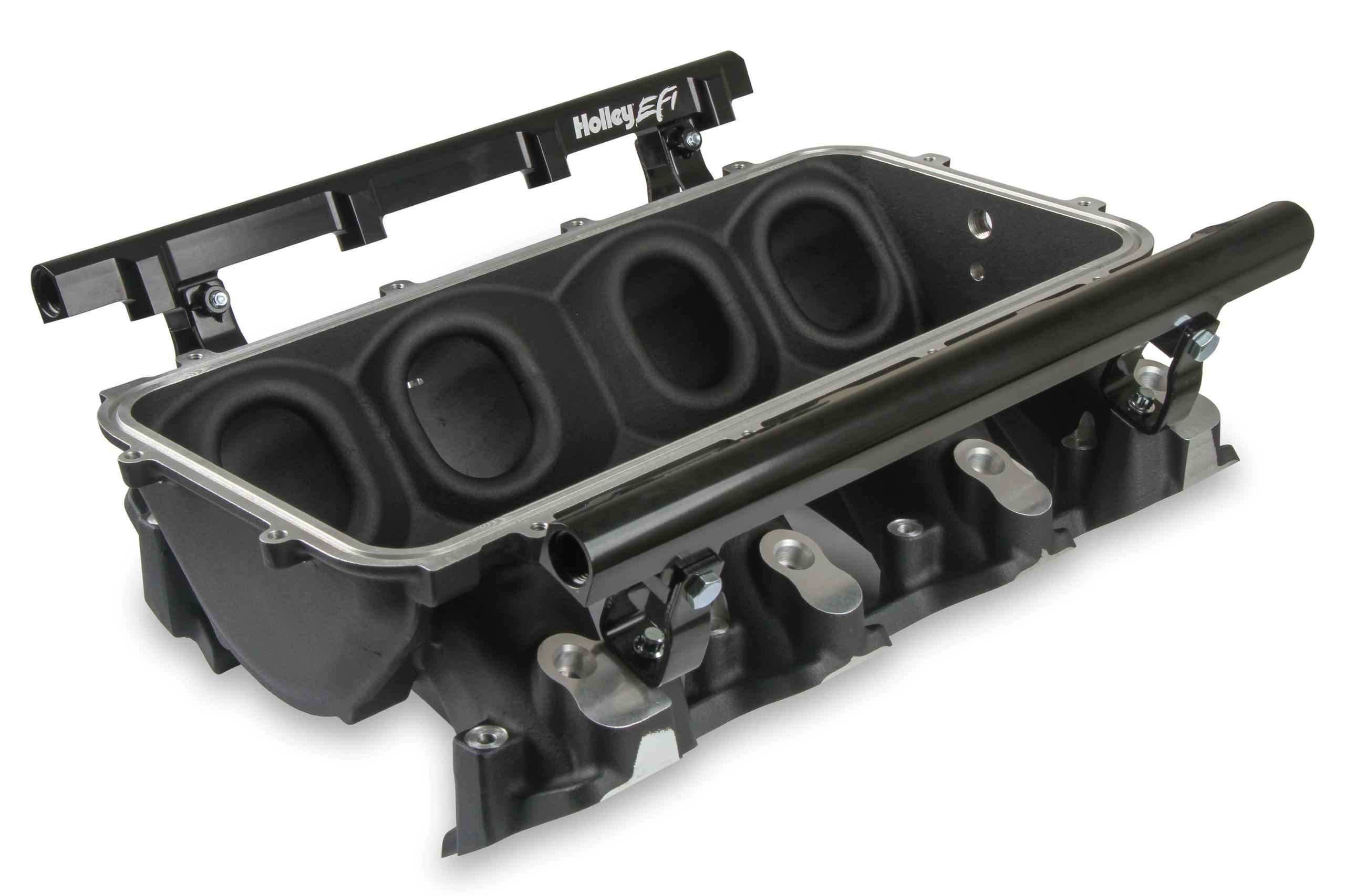 Holley EFI Lo-Ram Intake Manifold Base - 300-670BK