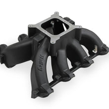 Holley Single Plane Split-Design Race Intake Manifold- GM LS1/LS2/LS6- Black.  - 300-256BK