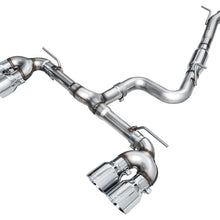 AWE Track Edition Exhaust for Volkswagen MK8 Golf R - Chrome Silver Tips - 3020-42658