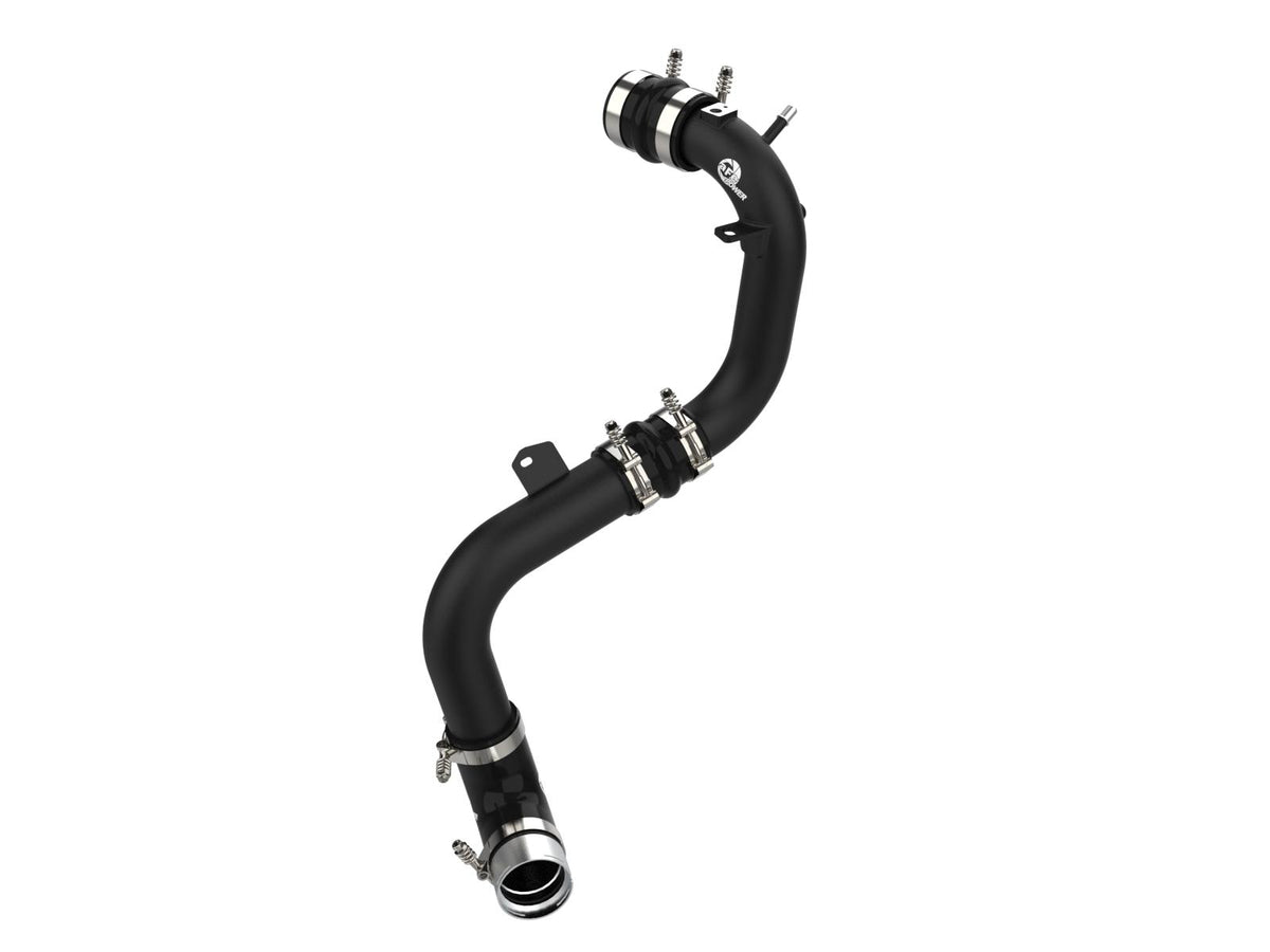 aFe BladeRunner 2.75" Aluminum Cold Charge Pipe - Black (2021-2025 Ford Bronco 2.7L) - 46-20589-B