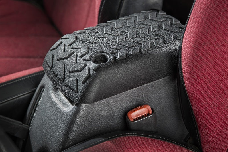 Rugged Ridge Door Armrest Cover Black; 97-01 Jeep Wrangler Tj - 13104.61