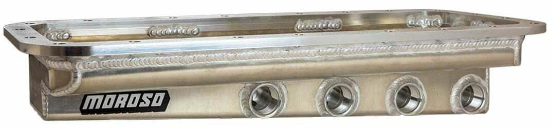 Moroso Oil Pan, Hemi, Keith Black, Jp-1, 4 Pick Ups, 16 An Fittings, Dry Sump - 20047