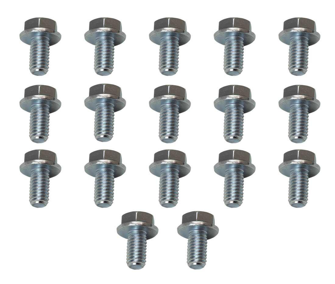 Moroso Bolts, Transmission Pan, M8 Stamped Steel,17 Pk - 38782
