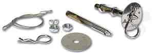 Moroso Hood Pins, Steel, 1/2 In - 39020