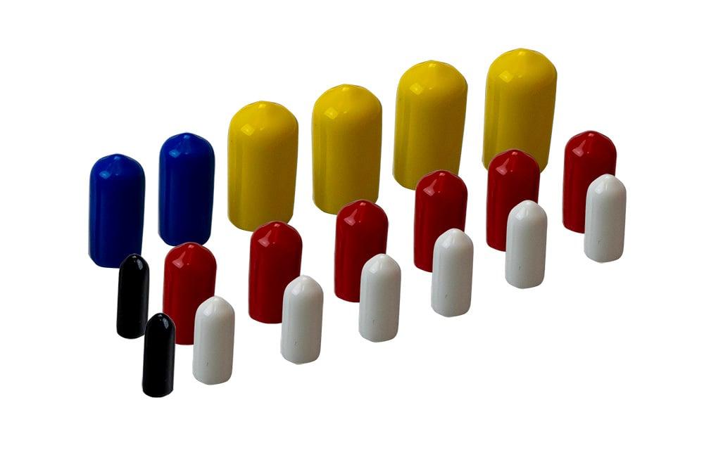 Moroso Vacuum Line Cap Kit, Multi-Colors - 41090