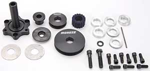 Moroso Drive Kit, Dry Sump & Vacuum Pump, Flange Style With Pulleys, Long, Sbc - 63859
