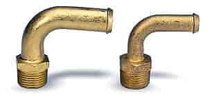 Moroso Fitting, 3/8 In. To 1/2 In., 90 Deg, Streamlined - 65130