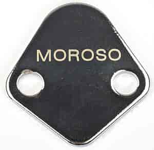 Moroso Fuel Pump Plate, Chrome, Bbc, Chrysler 273-440, Ford - 65394