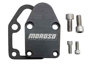Moroso Fuel Pump Plate, Billet Aluminum, Sbc - 65395