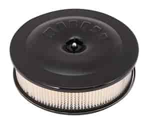 Moroso Air Cleaner Kit, 8-1/2 In. X 2-3/8 In., Black Powder Coat, Aluminum - 66303