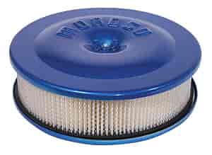 Moroso Air Cleaner Kit, 8-1/2 In. X 2-3/8 In., Blue Powder Coat, Aluminum - 66305