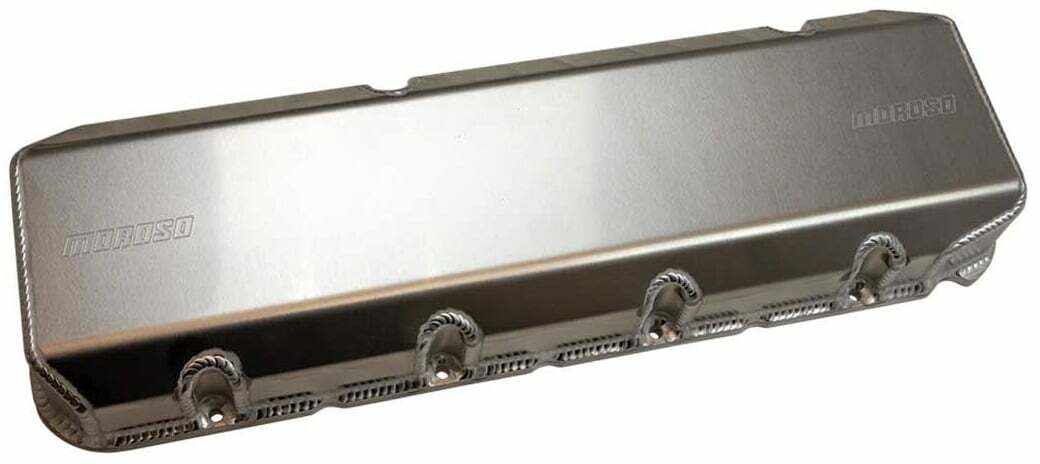 Moroso Valve Covers, Bbc, 12 Degree Profiler, Billet Rail Aluminum - 68364