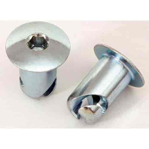 Moroso Quick Fastener, Oval, 7/16 In X .400, Steel, Silver - 71274